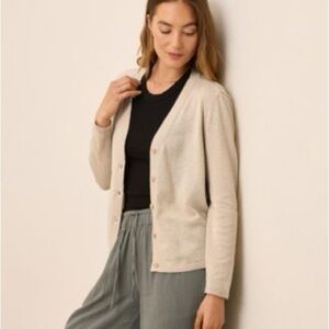 Michael Kors Cashmere Cream Cardigan